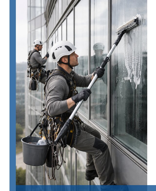 Высотная мойка сплошного остекления с выездом в Морозовске