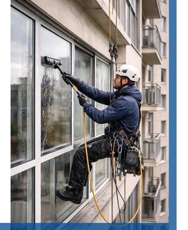 Мойка балконного остекления в Морозовске от 3593 р. | ВЫСОТНИК-Мрз