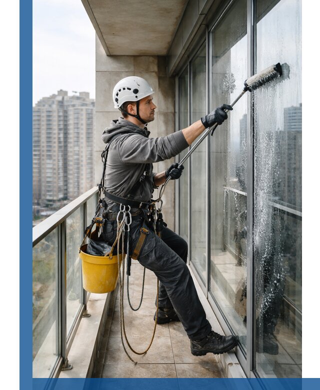 Профессиональная мойка балконного остекления в Морозовске