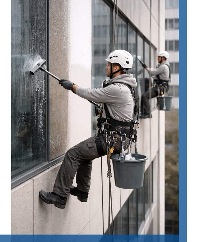 Мойка фасадов зданий в Морозовске под ключ от 359 р. | ВЫСОТНИК-Мрз