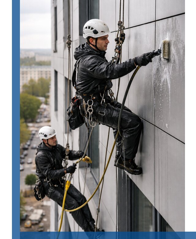 Профессиональная мойка фасада из композита в Морозовске