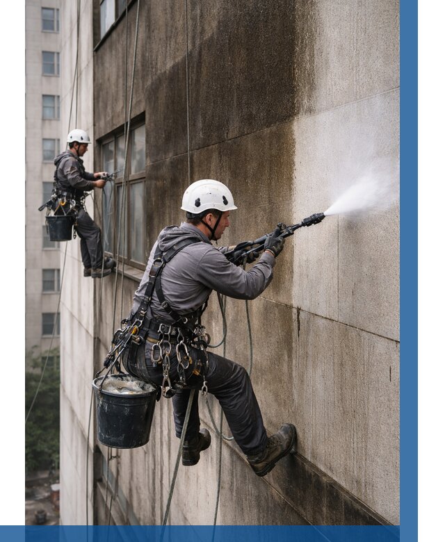 Очистка фасада от копоти в Морозовске от 257 р. | ВЫСОТНИК-Мрз