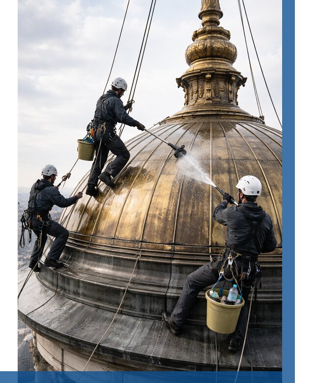 Мойка куполов и шпилей в Морозовске от 8213 р. - заказать | ВЫСОТНИК-Мрз