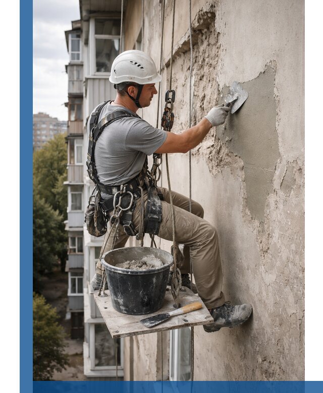 Восстановление фасадной штукатурки в Морозовске с гарантией качества