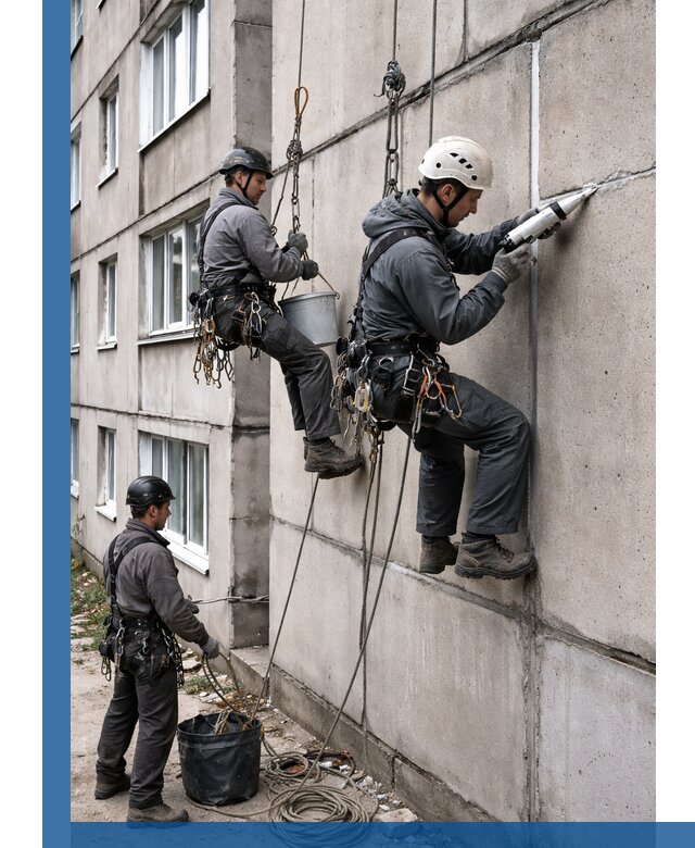 Герметизация межпанельных швов в Морозовске с гарантией герметичности