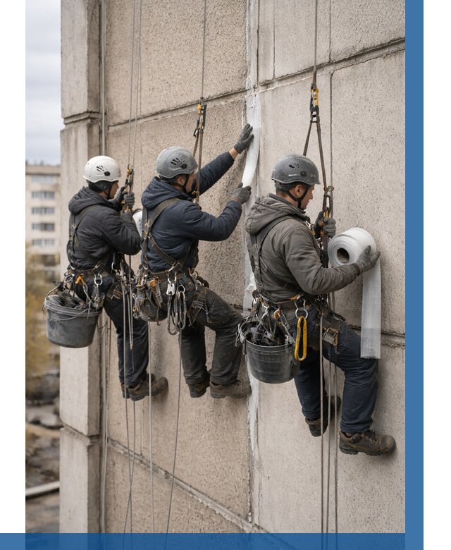 Ремонт межпанельных швов в Морозовске от 770 р. | ВЫСОТНИК-Мрз