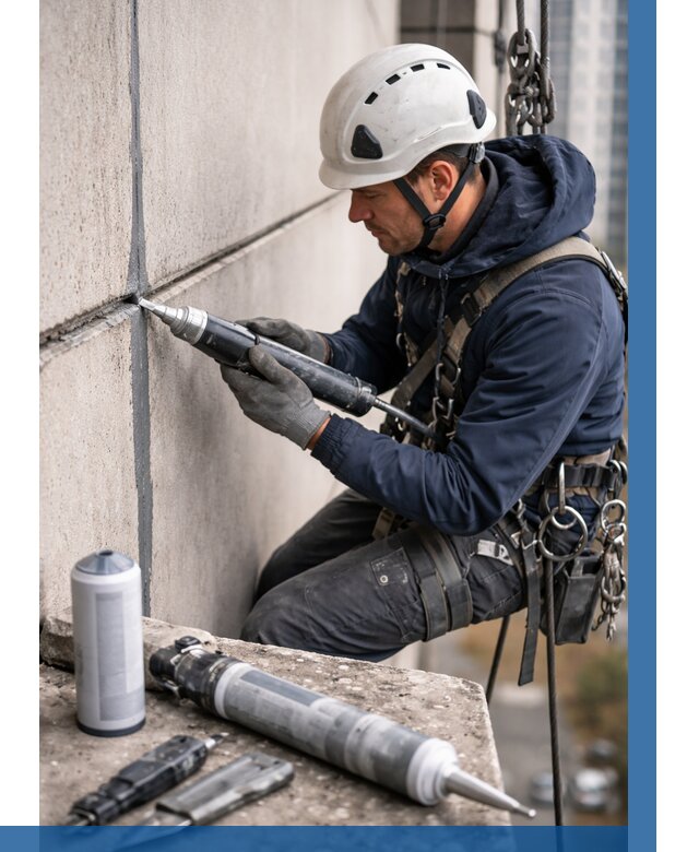 Вторичная герметизация швов в Морозовске от 462 р. | ВЫСОТНИК-Мрз