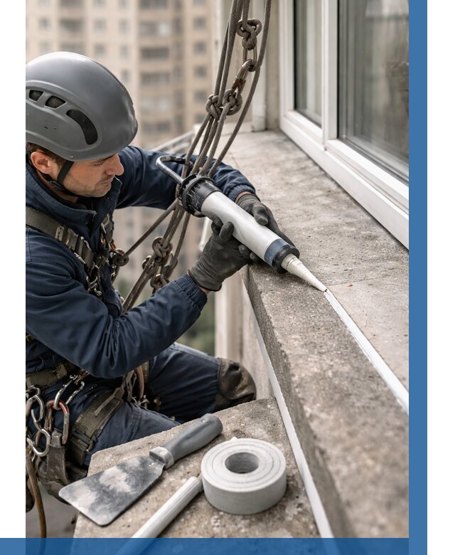 Герметизация балконного козырька в Морозовске от 4620 р. | ВЫСОТНИК-Мрз