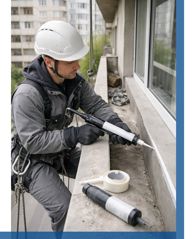 Герметизация швов лоджии в Морозовске от 4620 р. | ВЫСОТНИК-Мрз