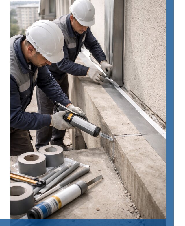 Герметизация примыкания балкона в Морозовске от 4620 р. | ВЫСОТНИК-Мрз