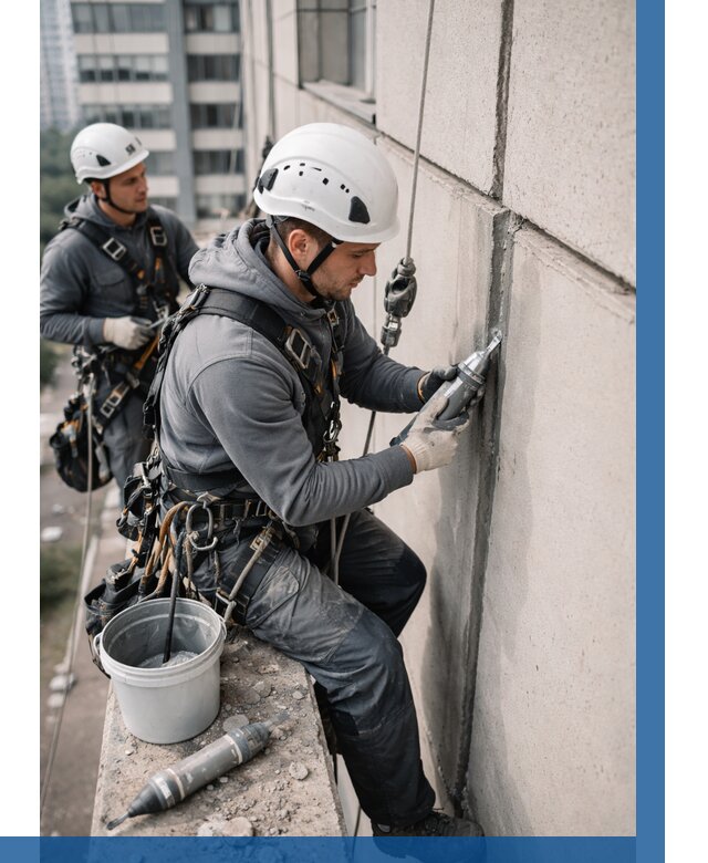 Ремонт деформационных швов здания в Морозовске от 1027 р. | ВЫСОТНИК-Мрз