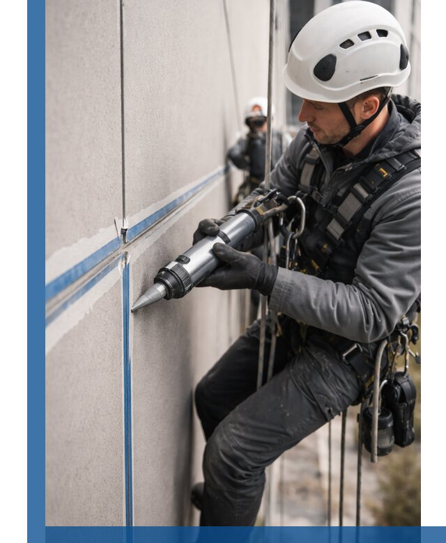 Герметизация стыков фасадных панелей в Морозовске качественно и быстро