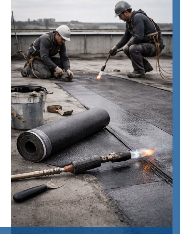 Ремонт рулонной кровли в Морозовске от 667 р. | ВЫСОТНИК-Мрз