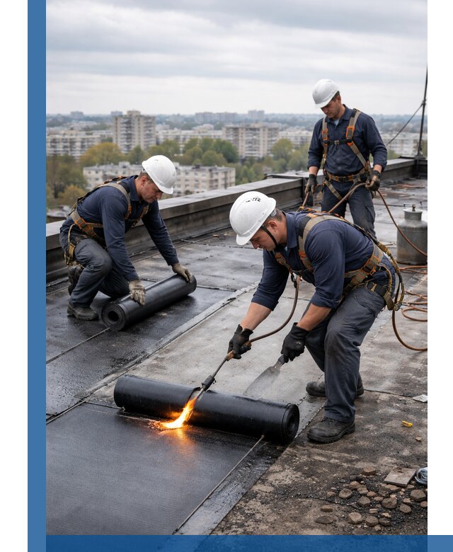 Ремонт наплавляемой кровли в Морозовске качественно и надежно