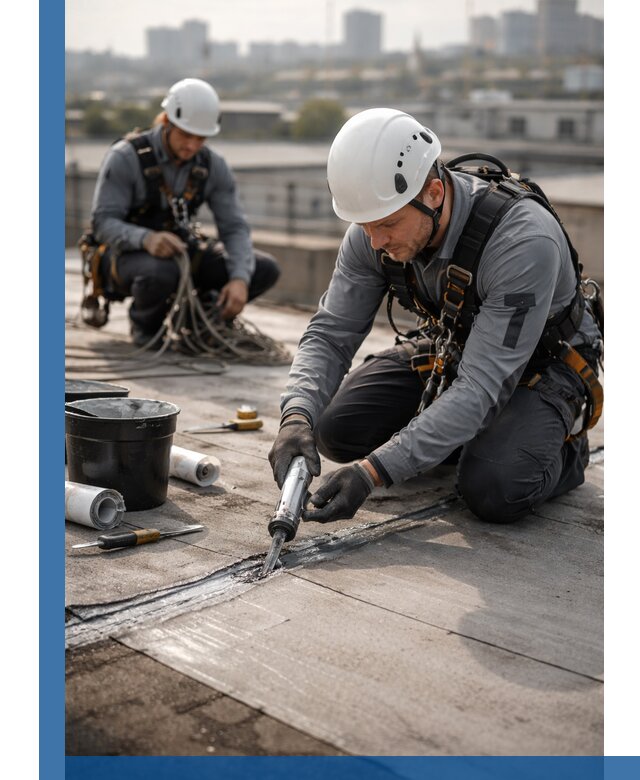 Аварийное и капитальное устранение протечек кровли в Морозовске