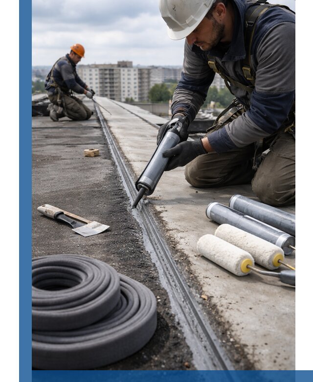 Герметизация швов кровли в Морозовске с гарантией герметичности