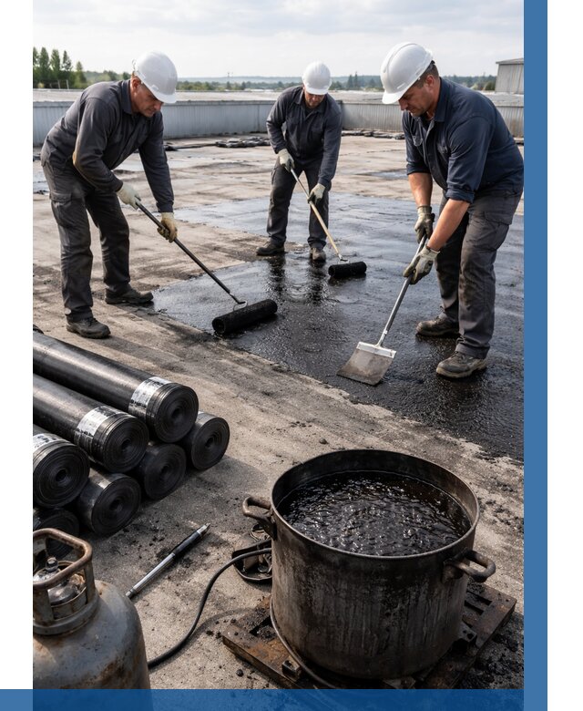 Гидроизоляция кровли мастикой в Морозовске от 616 р. | ВЫСОТНИК-Мрз