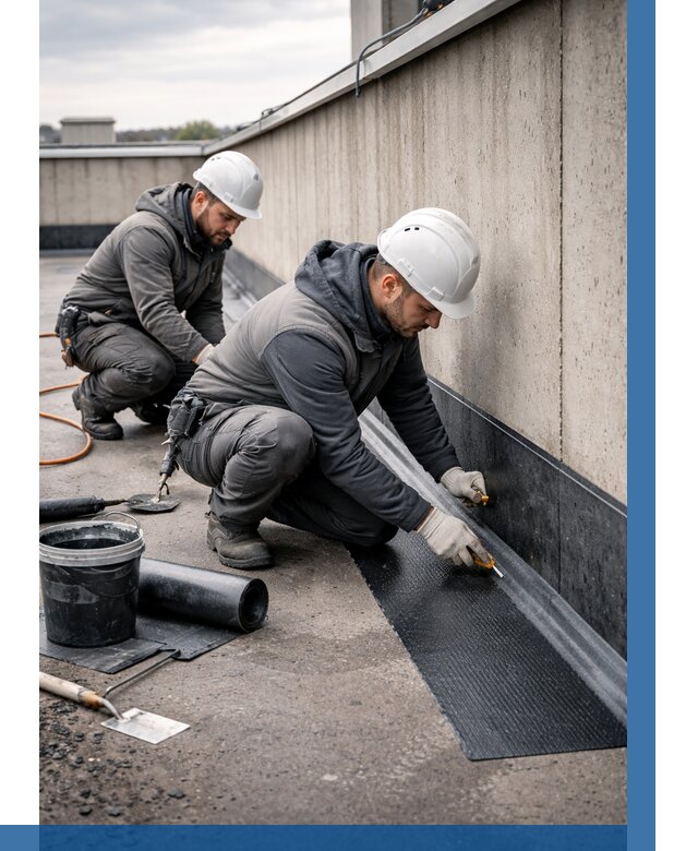 Гидроизоляция примыканий на кровле в Морозовске от 924 р. | ВЫСОТНИК-Мрз