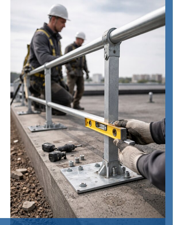 Монтаж кровельного ограждения в Морозовске от 1232 р. | ВЫСОТНИК-Мрз