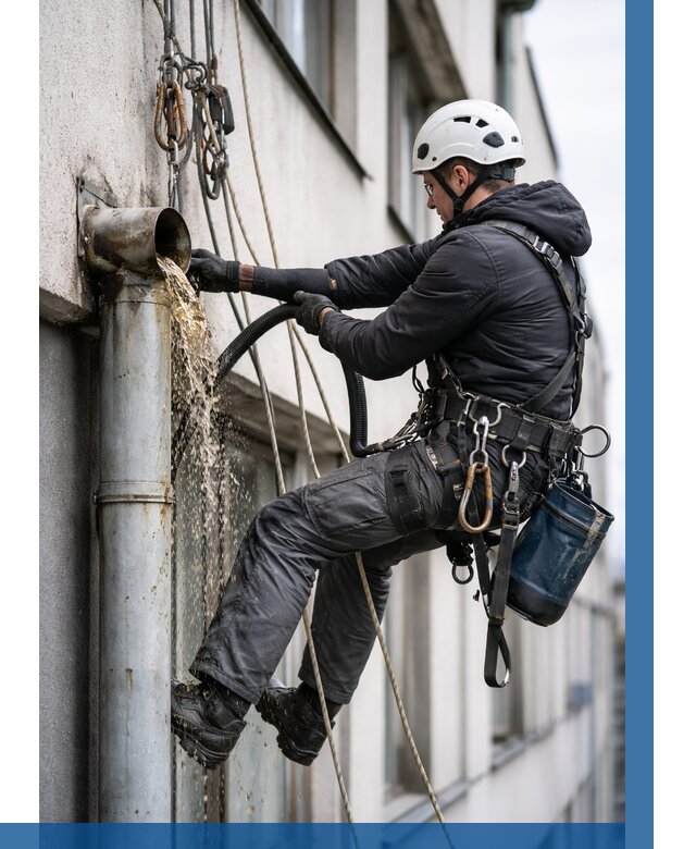 Прочистка водосточных труб в Морозовске от 3593 р. | ВЫСОТНИК-Мрз