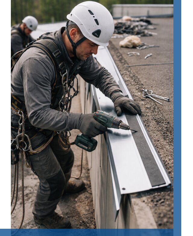 Монтаж капельника на кровле в Морозовске от 308 р. | ВЫСОТНИК-Мрз