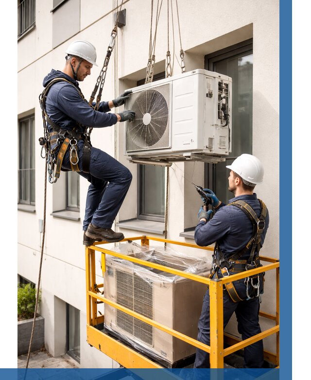 Демонтаж внешнего блока кондиционера в Морозовске от 3593 р. | ВЫСОТНИК-Мрз