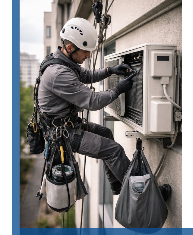 Обслуживание внешнего блока кондиционера в Морозовске профессионально