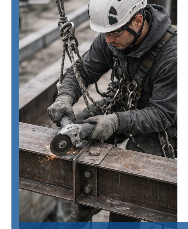 Резка металла на высоте в Морозовске для зданий и конструкций