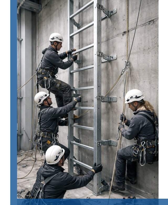 Монтаж металлических лестниц в Морозовске под ключ со гарантией