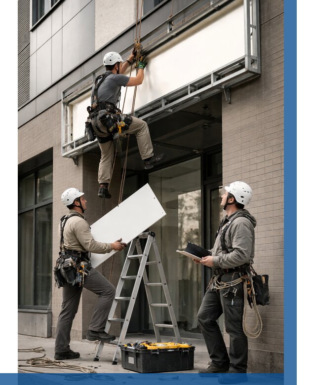 Монтаж светового короба в Морозовске от 6673 р. | ВЫСОТНИК-Мрз