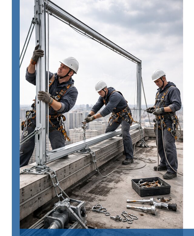 Монтаж крышных рекламных конструкций под ключ в Морозовске