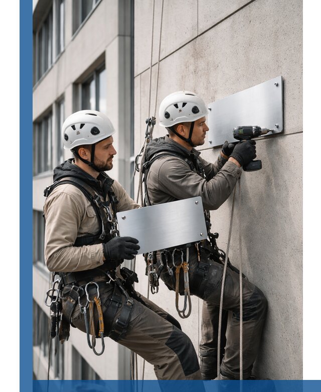 Монтаж табличек и указателей в Морозовске для зданий и сооружений