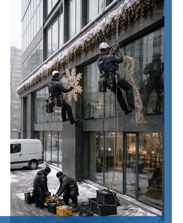 Демонтаж новогоднего оформления в Морозовске от 5646 р. | ВЫСОТНИК-Мрз