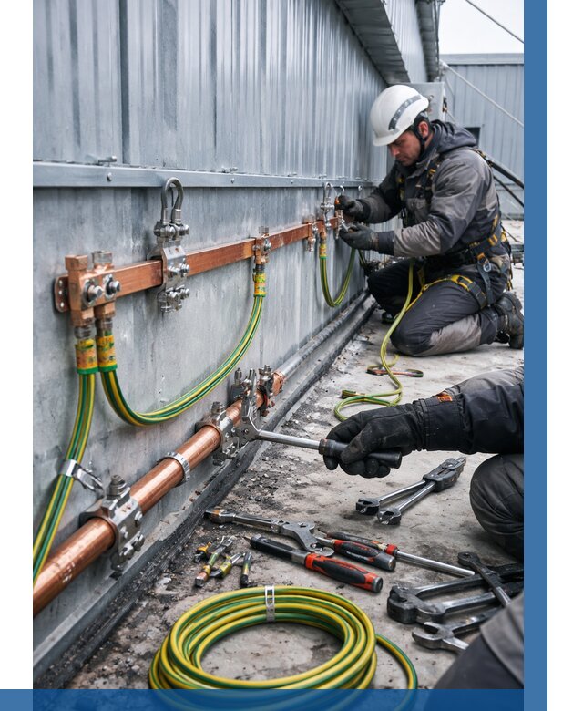 Монтаж заземления здания в Морозовске от 25665 р. | ВЫСОТНИК-Мрз