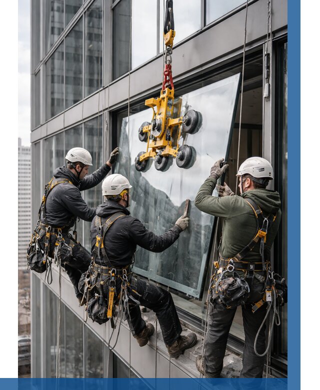 Фасадное остекление зданий под ключ в Морозовске от 10266 р. | ВЫСОТНИК-Мрз