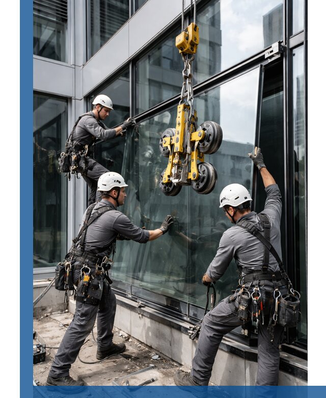 Структурное остекление фасадов в Морозовске монтаж и обслуживание