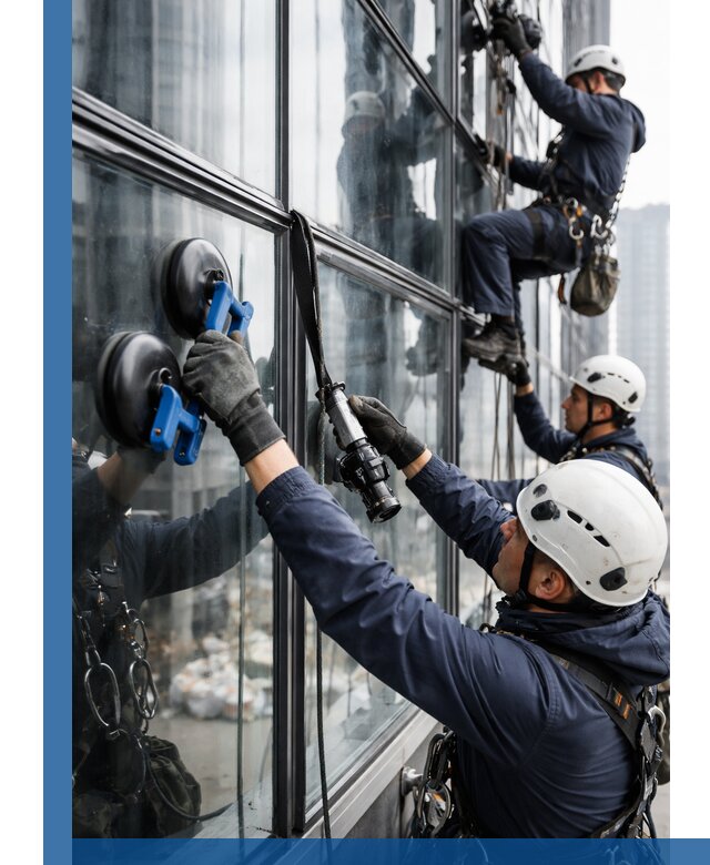 Радиусное остекление фасадов под ключ в Морозовске с гарантиями