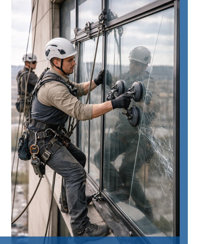 Замена стекла в витраже в Морозовске под ключ от 8726 р. | ВЫСОТНИК-Мрз