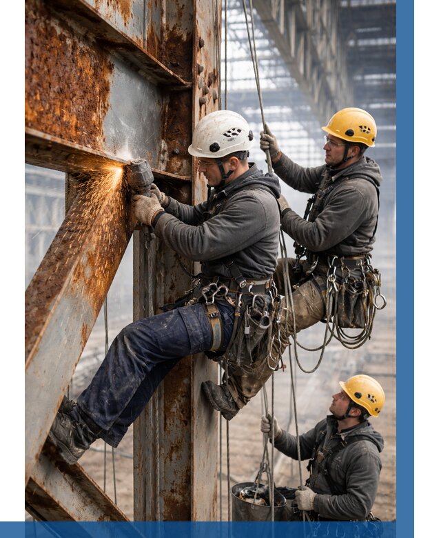 Зачистка металла от ржавчины в Морозовске от 359 р. | ВЫСОТНИК-Мрз