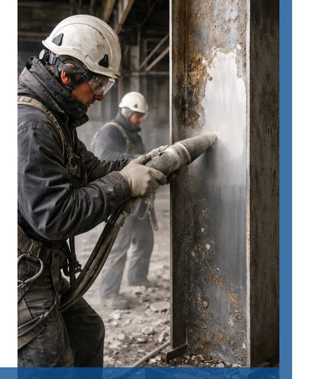 Удаление старой краски с металла в Морозовске от 462 р. | ВЫСОТНИК-Мрз