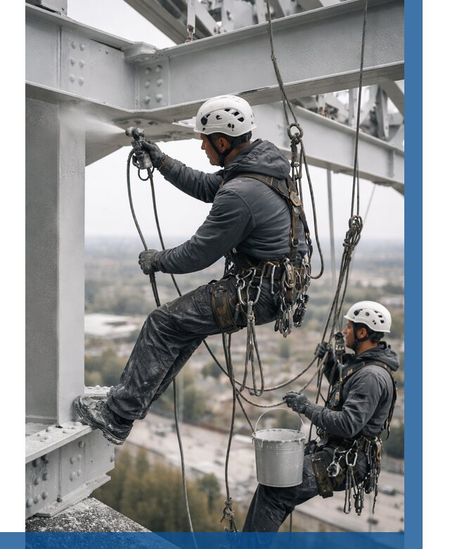 Покраска металлоконструкций на высоте в Морозовске 359 р |ВЫСОТНИК-Мрз