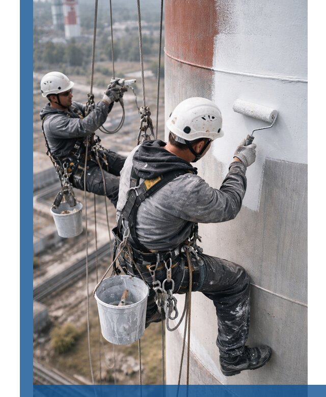 Покраска дымовых труб в Морозовске: антикоррозийная защита и восстановление