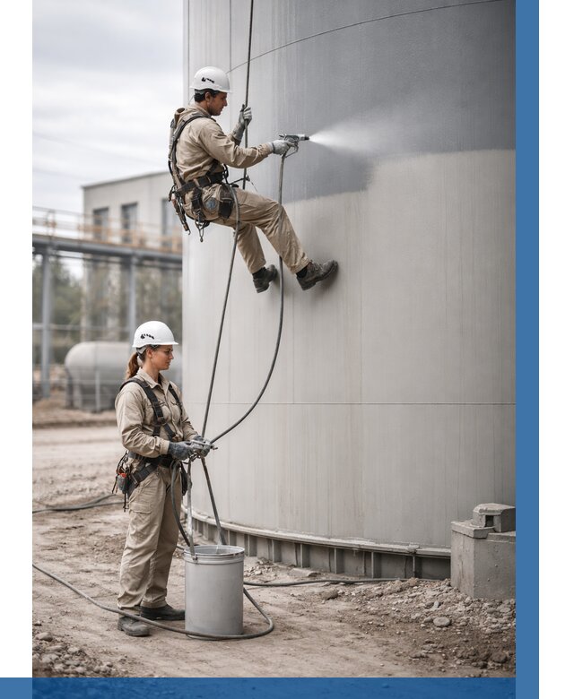 Покраска резервуаров в Морозовске от 1232 р. | ВЫСОТНИК-Мрз — заказать