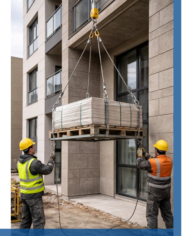 Подъем керамогранита на этаж в Морозовске от 3593 р. | ВЫСОТНИК-Мрз