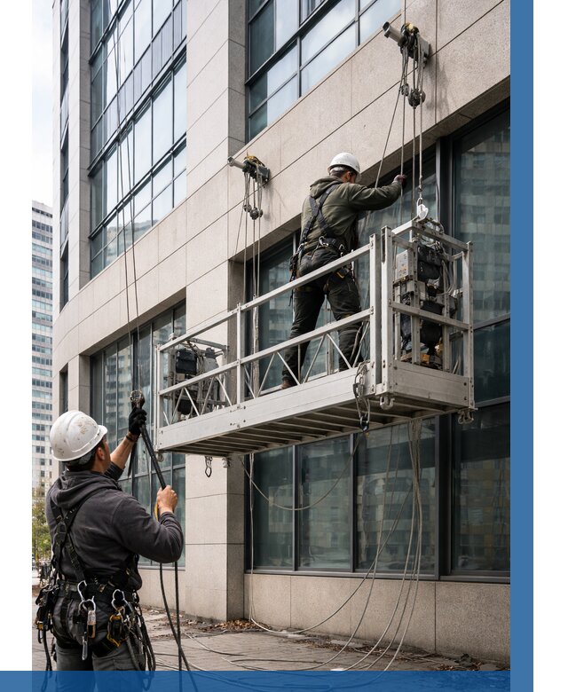 Монтаж и подъем фасадной люльки в Морозовске от 12319 р. | ВЫСОТНИК-Мрз