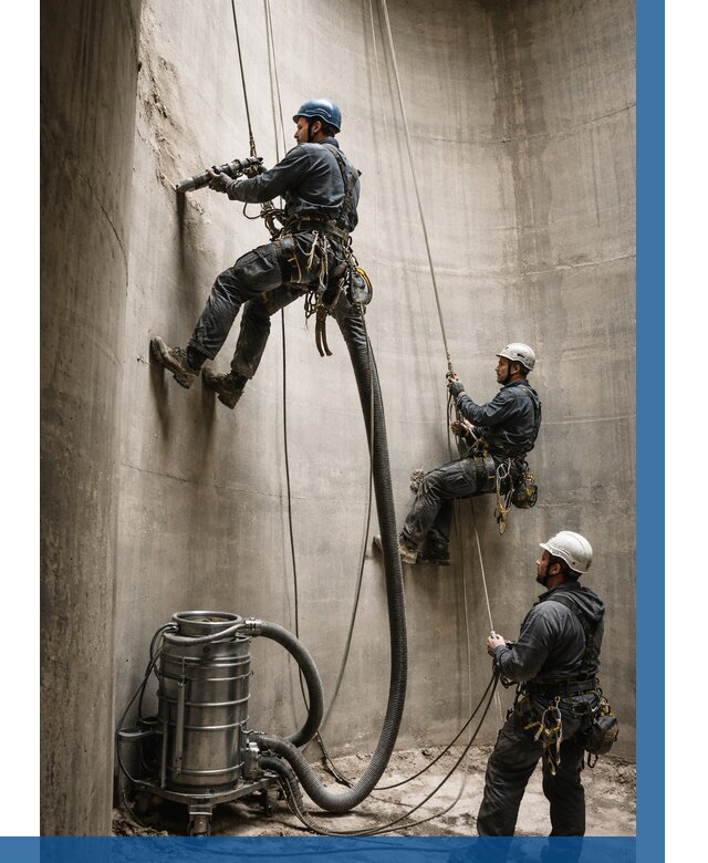 Зачистка силосов в Морозовске от 4620 р. Договор и смета ВЫСОТНИК-Мрз