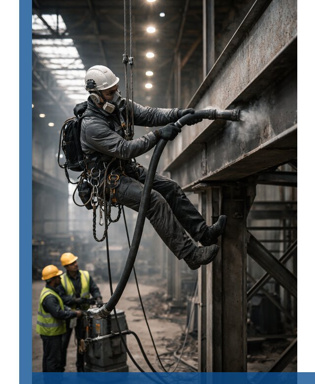 Обеспыливание конструкций в цехах промышленного производства в Морозовске