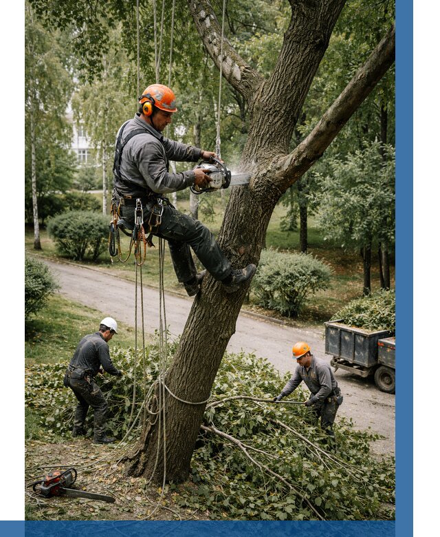 Кронирование деревьев в Морозовске от 6673 р. | ВЫСОТНИК-Мрз