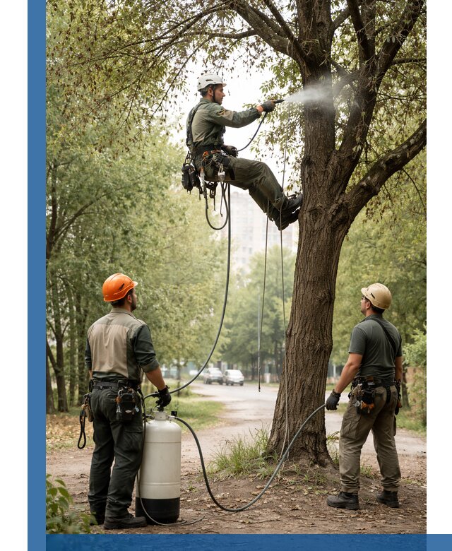 Обработка деревьев от вредителей в Морозовске профессиональная защита