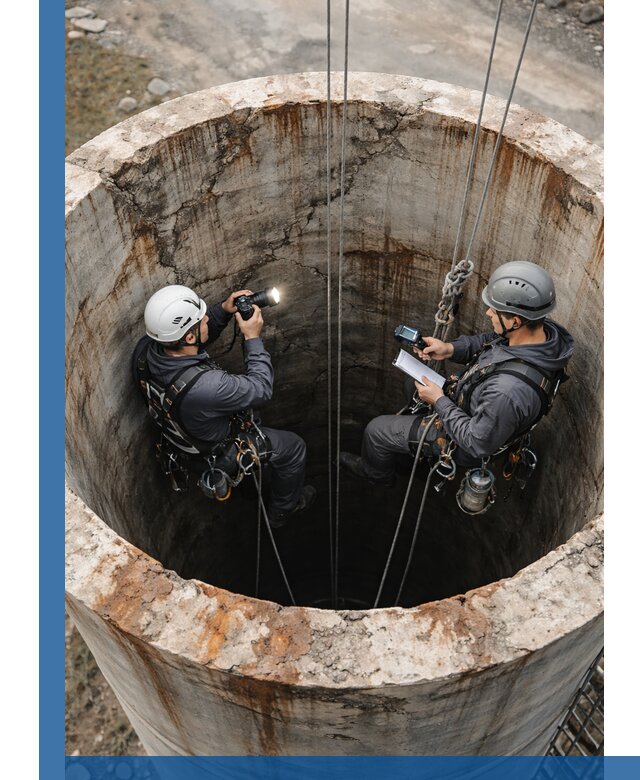 Обследование дымовой трубы: диагностика и оценка состояния в Морозовске